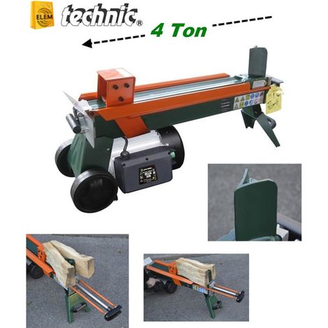 Spaccalegna/Taglialegna/Spacca Legna orizzontale elettroidraulico 4T 1500W Elem Garden Technic - FB1500-5TEG52