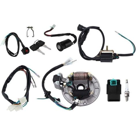 Kit Allumage - Bobine D'allumage CDI Stator Magnéto - Pour Dirt Bike ATV Quad À Démarrage Au Pied - 49cc À 140cc - 1 Pièce