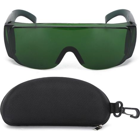 Lunettes de protection laser BACHIN, accessoire industriel, protection contre la lumière, filtre vert (1/5)