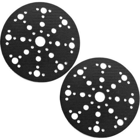2 Pack Soft Sanding Pads with Protection 150mm 49 Holes, 150mm Sanding Disc to Protect Sanding Pad Interface Pad Mirka Abranet 150mm, Bosch, Dewalt (1/5)