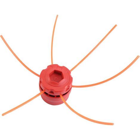 Tête coupe-herbe plastique universelle rouge – pour tondeuse gazon – accessoire coupe-bordures (1/2)