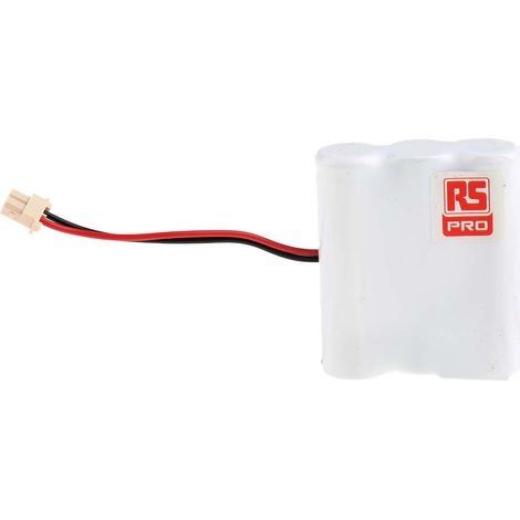 Bloc batterie rechargeable RS PRO 3.6V NiCd 700mAh AA x 3 ( Prix pour 1 ) (1/2)