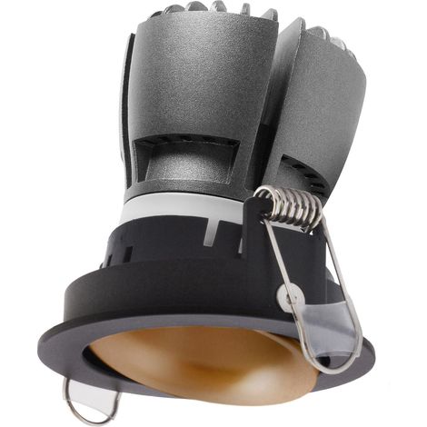Foco empotrable de techo orientable NOK1 Orientable LED COB 7 W 675 lm 3000 K CRI80 40° Negro (1/3)