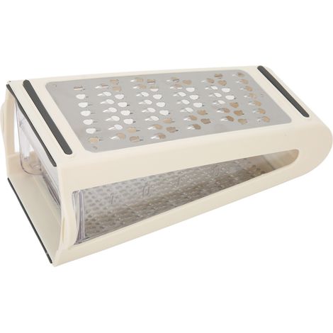 Doppelseitige Käsereibe mit abnehmbarem Behälter, aus ABS- und PS-Material, 22 x 13,5 x 8,5 cm / 8,7 x 5,3 x 3,3 Zoll, für die Küche (1/5)