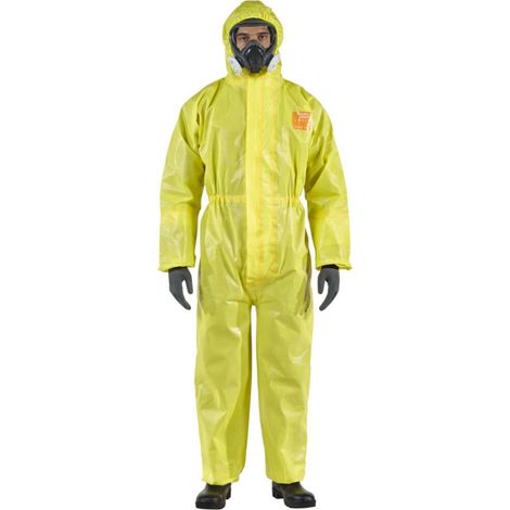 Ansell Schutzoverall Typ 3/4/5 AlphaTec 3000, gelb, Unisex-Größe: 2XL
