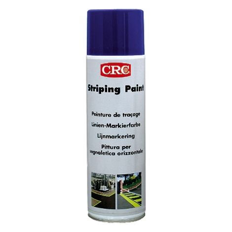Peinture aérosol CRC STRIPING PAINT, Bleu Satiné, 500ml ( Prix pour 1 )