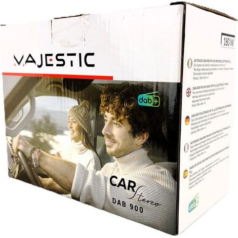 Amplificatore Stereo Majestic DAB 900 Nero 180 W - Nuovo Modello con Tecnologia DAB (1/5)