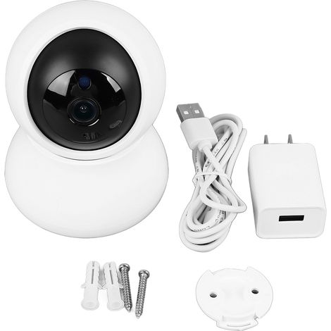 Caméra de surveillance sans fil 2K, vision nocturne, moniteur intelligent à distance, interphone vocal, prise US 100-240V, pour intérieur (1/5)