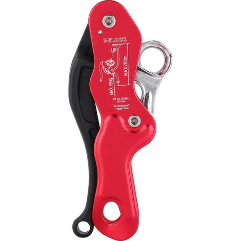 Mousqueton d'escalade autobloquant, bloque-corde de secours, anneau de rappel, accessoire de grimpe (1/5)
