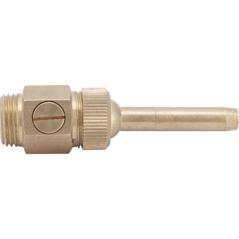 Buse de fontaine en laiton à filetage mâle, jet d'eau orientable avec valve G3/4 (1/5)