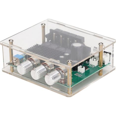 Module Préamplificateur Audio Stéréo 2 Voies, Carte Ampli Numérique pour Autoradio et Système Home Cinéma (1/5)