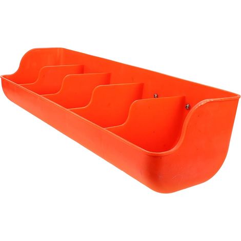 1 Jeu Mangeoire pour porcelets seau de cheval mangeoire pour porcs Nourrisseur pour porcs Récipient d'alimentation pour porcelets abreuvoir pour cochon mangeoire à poulet Plastique (1/5)