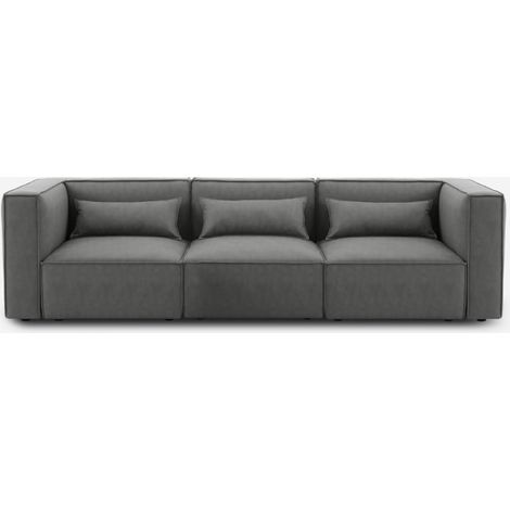 Modernes modulares 3-Sitzer-Sofa aus Stoff Solv