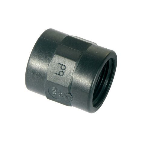 Manicotto in pp nero 3/4"