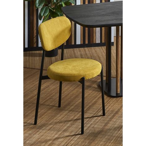 Chaise Maui Moutarde 45X45X85 Cms (1/3)