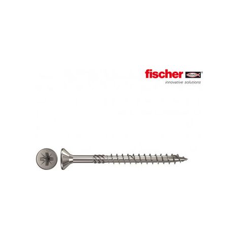 Caja de 200 tornillos para madera FISCHER Power-Fast FPF II CZP Ø / Longitud a elección