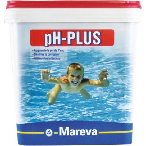 Traitement piscine Mareva rehausseur pH poudre ph-PLUS seau 5kg
