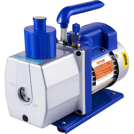 1 pompe à vide, 198 l/min, 1/3 cv, vide ultime 5 pa, pour r12/r22/r134a/r410a, climatisation et réfrigération (1/5)