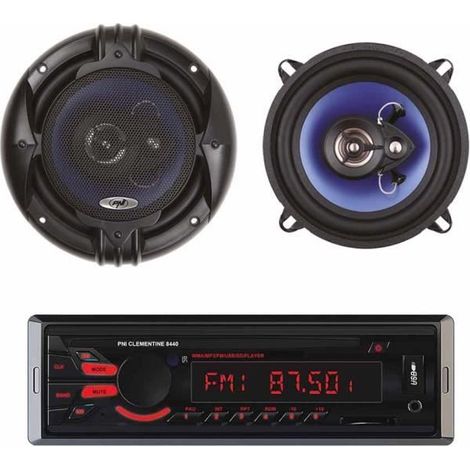 Package Radio Lecteur MP3 - PNI - Clementine 8440 - 4x45W - Haut-parleurs PNI HiFi650 - 120W 16,5 cm (1/4)