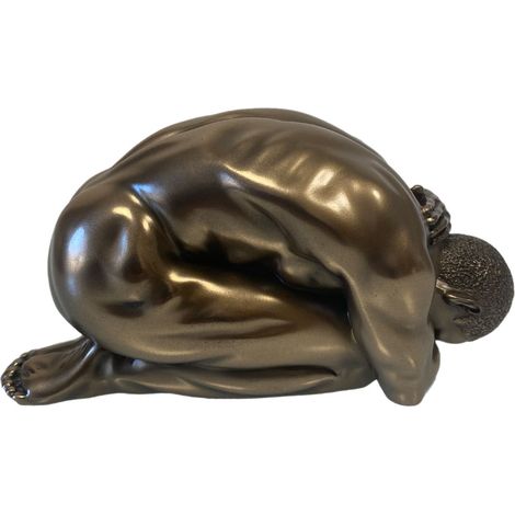 Statue Body-Talk en résine Véronèse - Homme nu 7 cm
