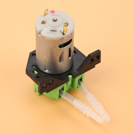 Pompe doseuse DIY à tube péristaltique pour analyse chimique en laboratoire d'aquarium (verte 24 V 35) (1/5)