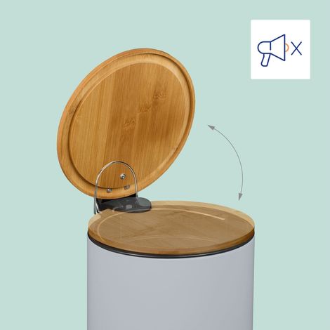 Treteimer 5l mit soft close deckel und mullbeutel