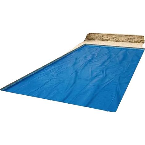 Cubierta solar para piscina, material duradero, ahorro de energía, color negro. (1/2)
