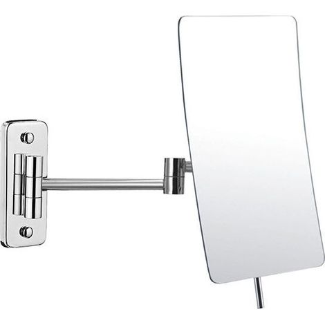 3X Magnifying Wall Mirror - Folding Extension - 360 Degree Rotation Magnifying Mirror Bathroom Mirror with Drilling (1/5)