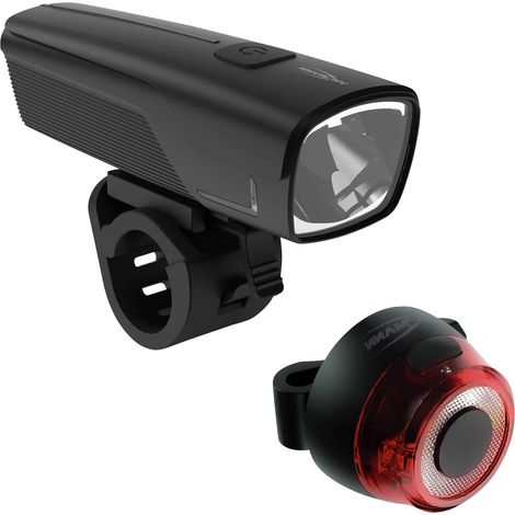 ANSMANN Fahrradlicht-Set StVZO zugelassen 5 Watt LED inklusive Rücklicht (1/5)