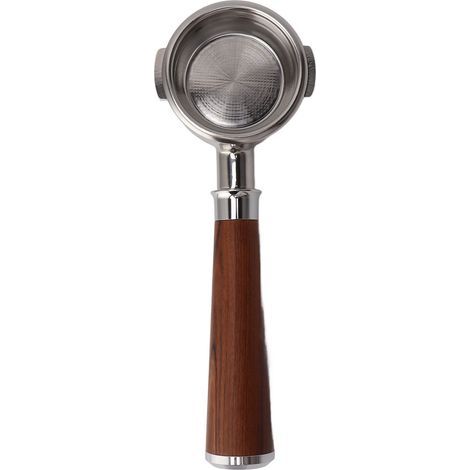 Portefiltre Nu 58mm Portefiltre Universel pour Machine à Café avec Deux Oreilles Portefiltre Café en Acier Inoxydable Type A Rouge Acide (1/5)
