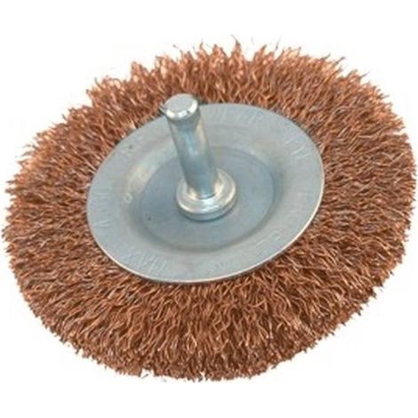Brosse Couvette Acier 125 mm - Pivot 6 mm - Robuste et durable - Beast (1/5)