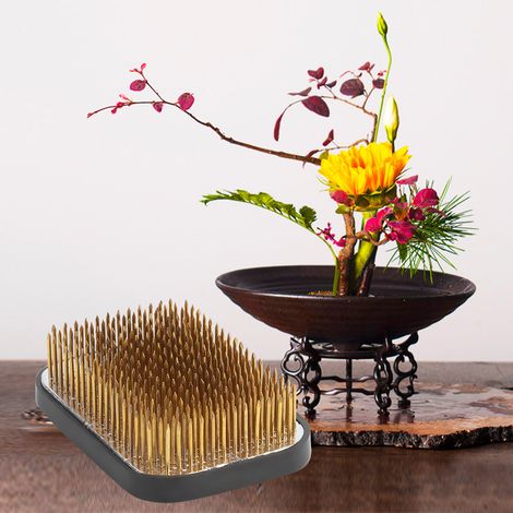 276 Nadeln Kupfer Blumen Kenzan Blumenarrangement Nadel Stecknadel Arrangement Zubehör Werkzeug (1/5)