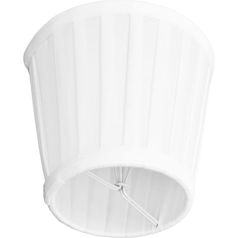 Abat-jour Blanc pour Lampe de Table Lot de 2, Léger et Résistant, Finition Lisse, Pratique et Sûre, Durable, Modèle 0205 (1/5)