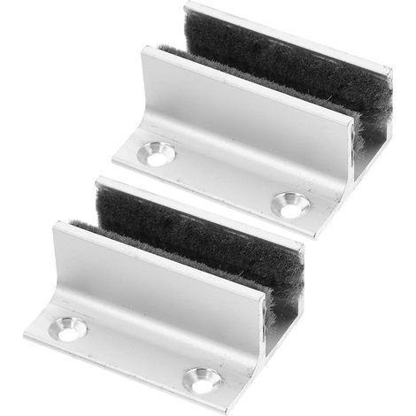 lot de 2 guide de sol pour porte coulissante, alliage d'aluminium (1/5)