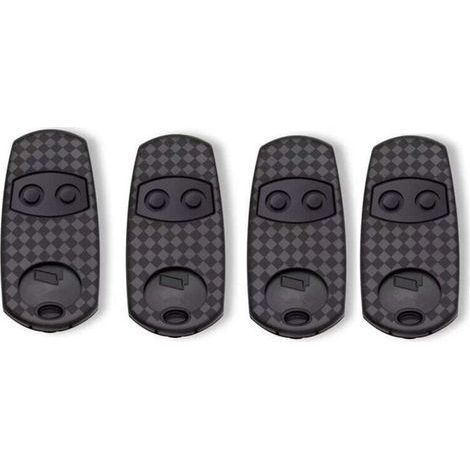 4X TOP-432EV émetteur Manuel 433,92 MHz Top Qualité Original Télécommande de Porte et de Garage Compatible TOP432NA TOP432EE