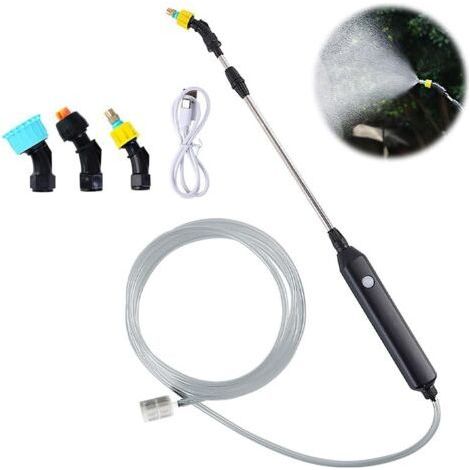 Electric Garden Sprayer, Roof Sprayer, Telescopic Lance Sprayer with 3 Nozzles and 5M Hose, USB Rechargeable, Portable Sprayer for Garden Sprayer (1/5)