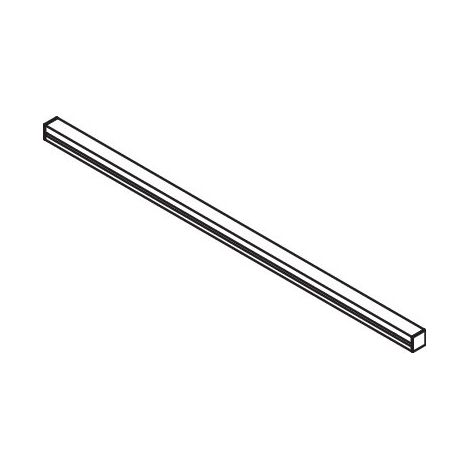 HEWI 950.13.0012 Profil mural SC avec capuchons, 736 mm (1/2)