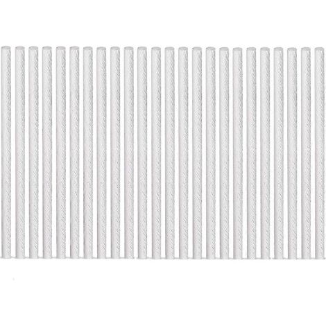 24 mèches en fibre de verre pour torches d'extérieur, 1,27 cm x 25 cm (0,5 x 9,85 pouces) (1/5)