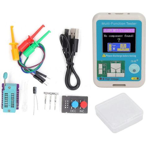 Multifunktions-Transistortester mit grafischem TFT-Display, LCR-Meter und Diodentester