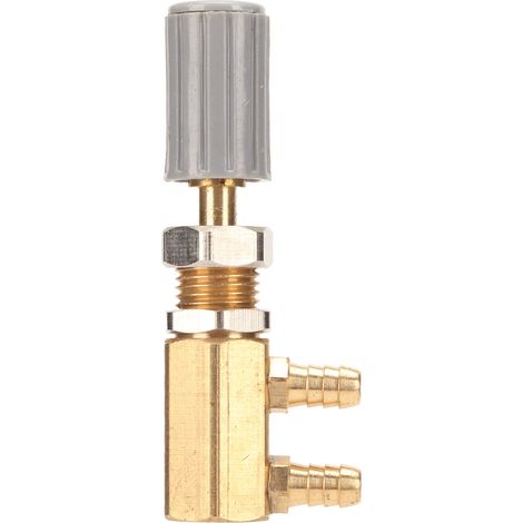 Vanne de régulation de pression d'eau dentaire en cuivre, type F, bonne perméabilité, 5 mm / 0,2 pouce (1/5)