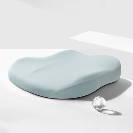 "Cojín para asiento de adulto para elevar el coche，cojín antideslizante 3D para sillas de oficina para aliviar la presión (azul)" (1/5)