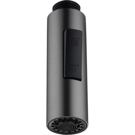Rallonge De Robinet De Cuisine - Rétractable Universel - 2 Modes Jet/Pulvérisation - ABS Épais + Finition Nickel Brossé - Compatible Mitigeurs Standard - 1 Pièce (1/4)
