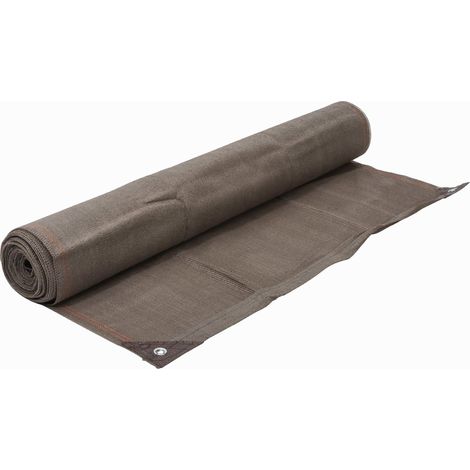 Brise-vue taupe 300 g/m² 1 x 10 m (1/5)