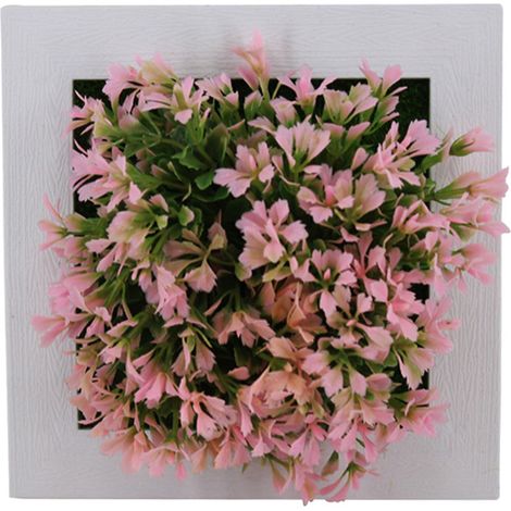 photo mural stéréo 3D simulant une plante avec fleurs (1/5)