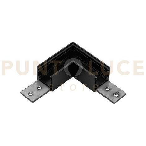 GBIGS4 ANGOLO MECCANICO 90° PER INSTALLAZZIONE SOFFITTO-SOFFITTO PER SISTEMA BINARIO DA SUPERFICIE NERO