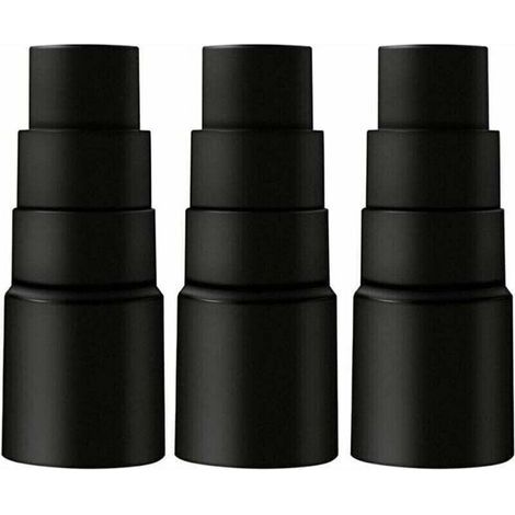 Adaptateurs pour tuyau d'aspirateur (lot de 3) - Compatibles avec Kärcher, Bosch, Parkside, Makita, Metabo et Black & Decker (1/4)