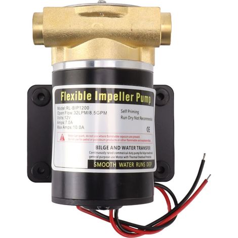 Flexible impeller pump, G1/2 female thread, self-priming water pump for industrial use RL BIP1200. (1/5)