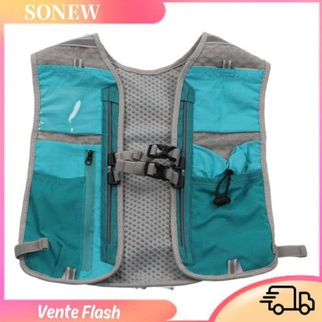 Gilet De Sport - Nylon Polyester - Respirant Réglable Avec Bandes Réfléchissantes - Pour Course Randonnée Alpinisme - 1 Pièce (1/5)