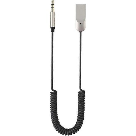 Bluetooth 6.0 Autoradioempfänger, 3,5-mm-Funk-Audioadapter, Isolationschip, eingebautes Mikrofon, kompatibel mit Bluetooth-Freisprechanrufen. (1/5)