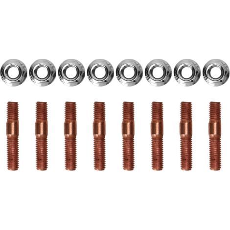 Kit de goujons turbo M8×1,25 en alliage métallique haute résistance 8 pièces pour collecteur d’échappement (1/5)